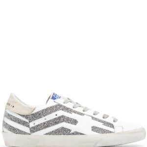 Golden Goose Super-Star flag-motif low-top sneakers
