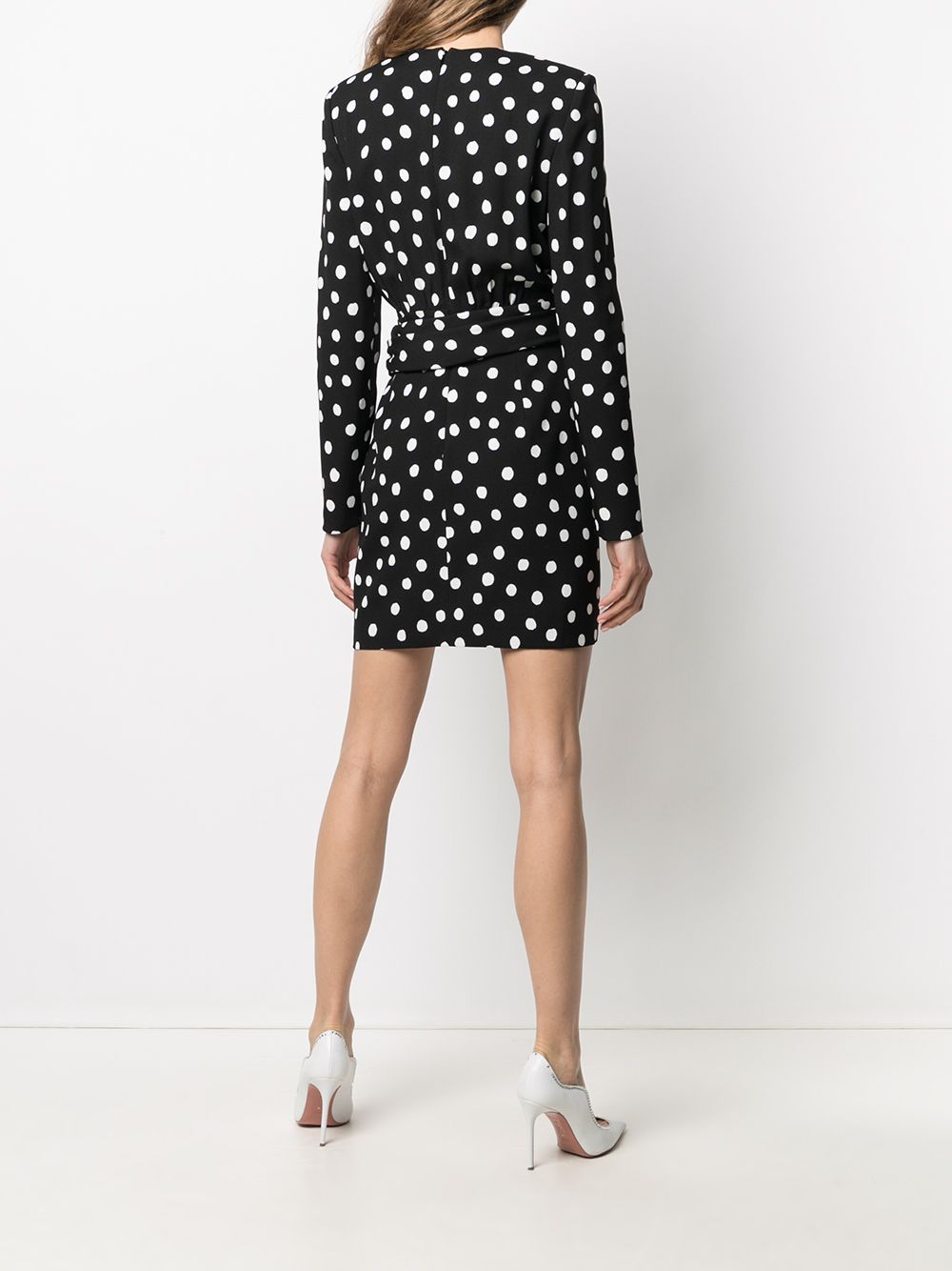 Saint Laurent polka-dot minidress - Image 4