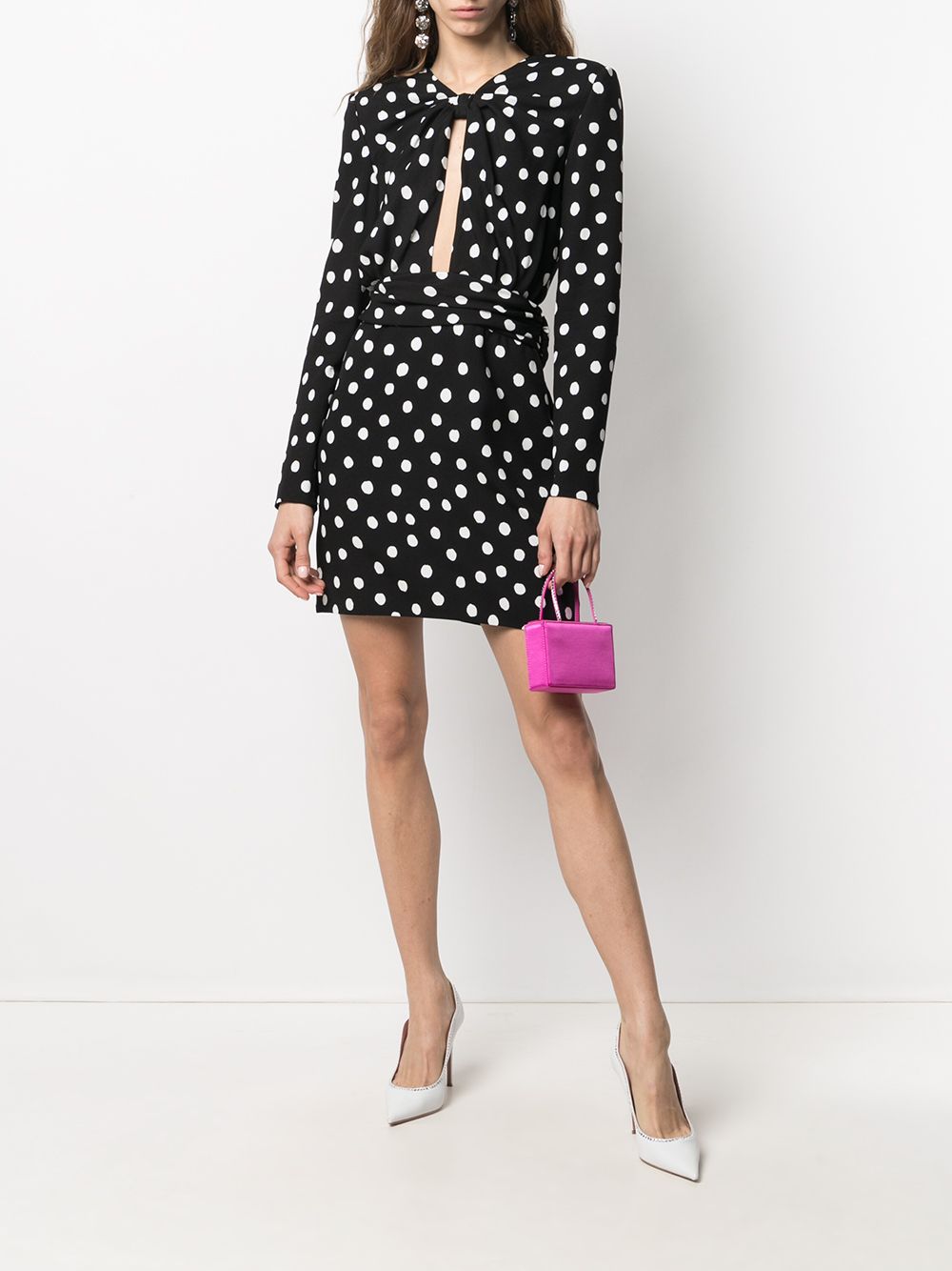 Saint Laurent polka-dot minidress - Image 2