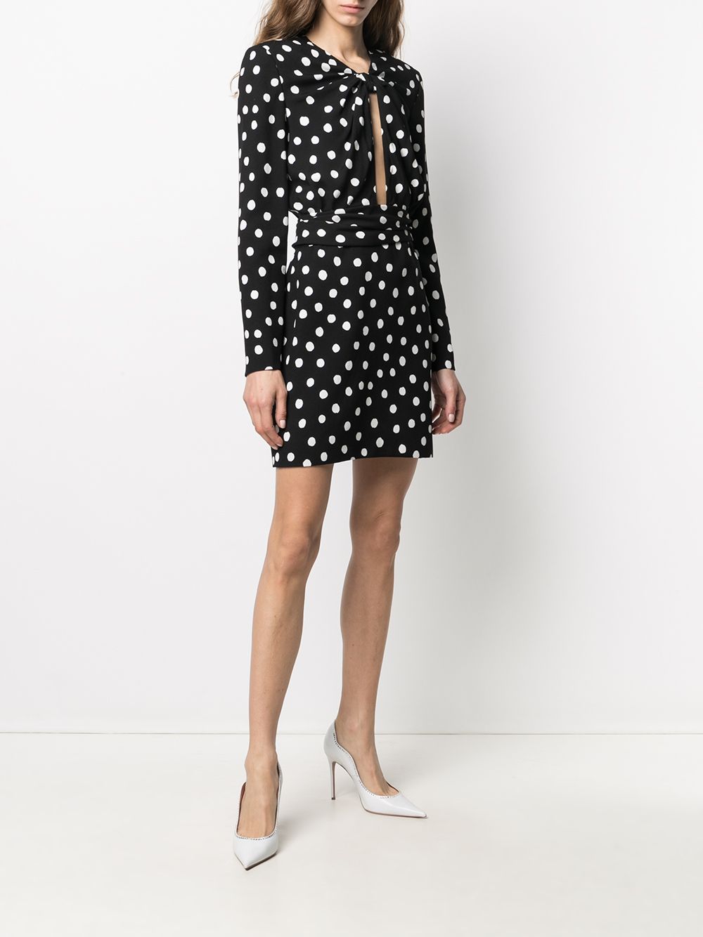 Saint Laurent polka-dot minidress - Image 3