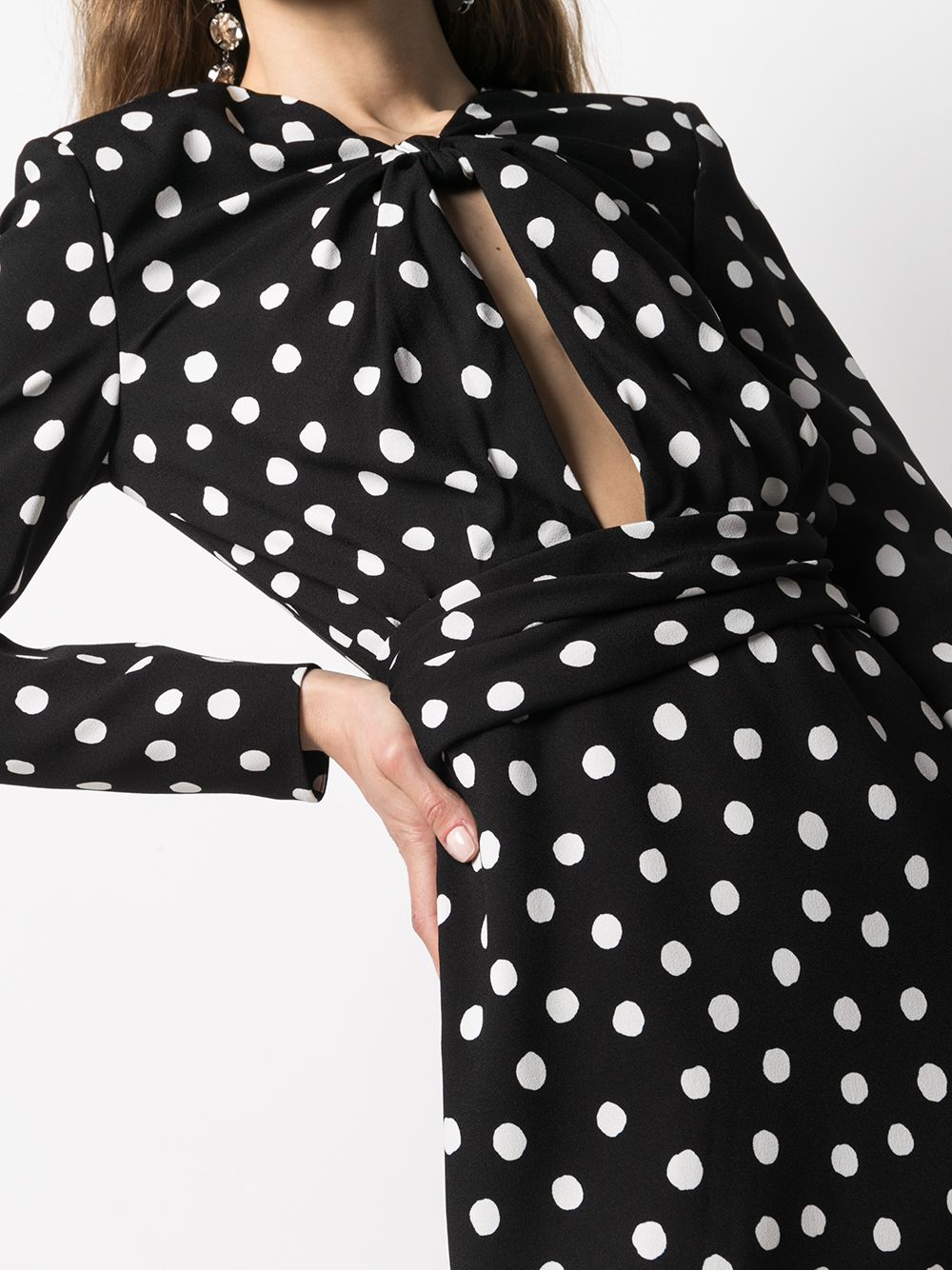 Saint Laurent polka-dot minidress - Image 5