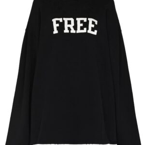 Balenciaga  Free logo oversized hoodie