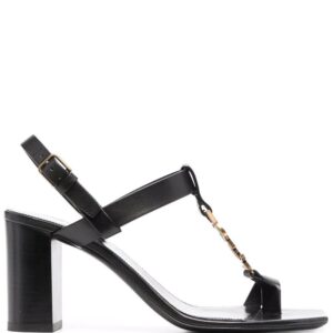 Saint Laurent Cassandra block-heel sandals