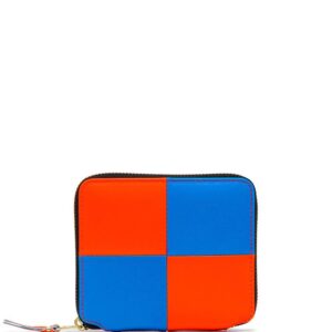 Comme Des Garçons Wallet  Wallet Fluo Square zip-around leather wallet