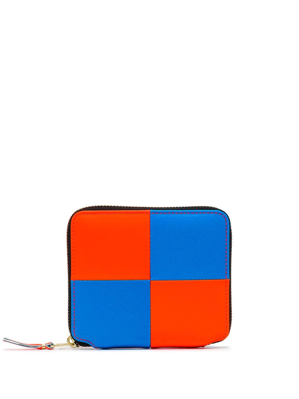 Comme Des Garçons Wallet Wallet Fluo Square zip-around leather wallet