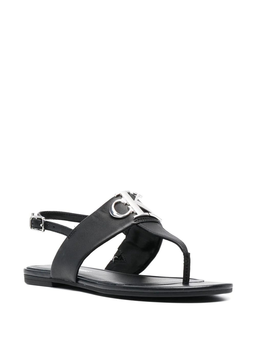 Calvin Klein logo plaque thong sandals - Image 2