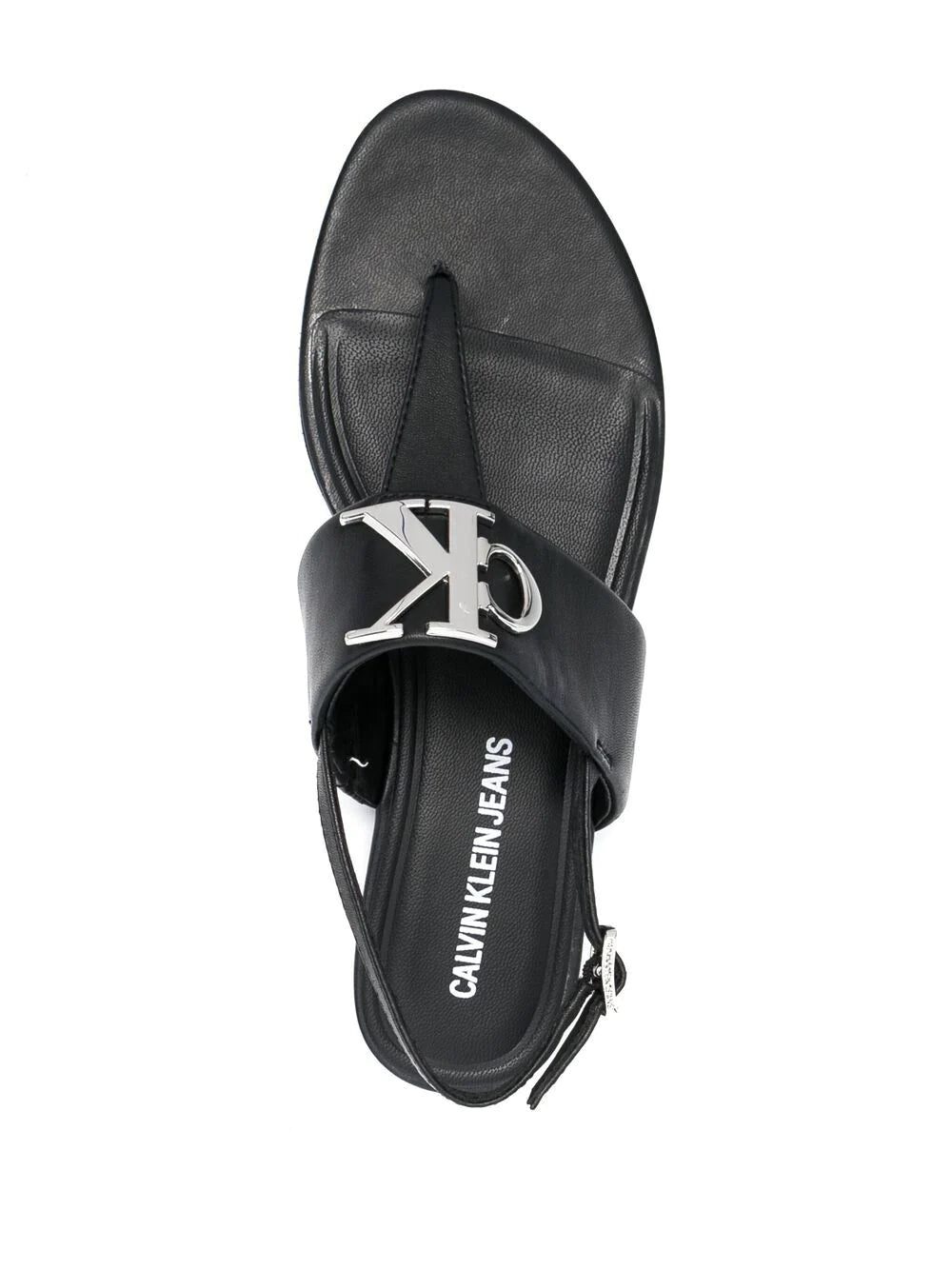 Calvin Klein logo plaque thong sandals - Image 4