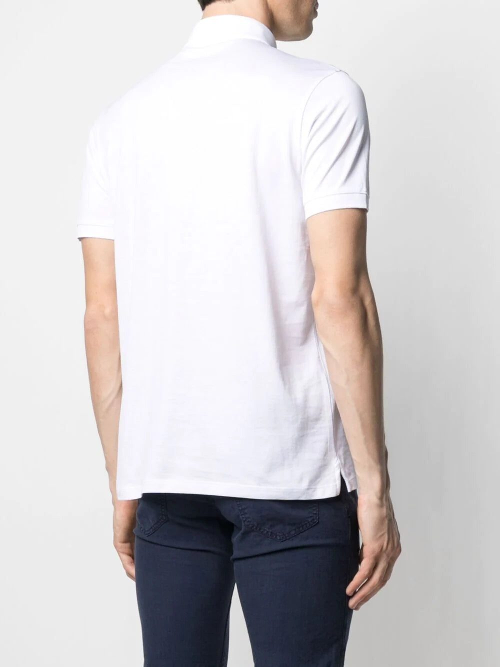 Karl Lagerfeld logo-embroidered polo shirt - Image 4