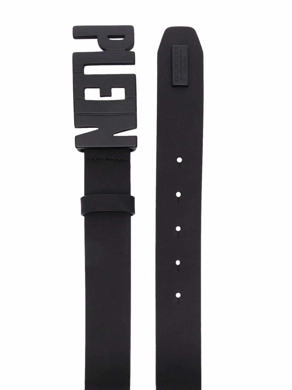 Louis Vuitton Plein lettering logo leather belt - Image 2