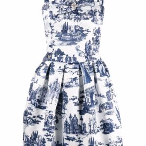 Philipp Plein En Plein Air print mini dress