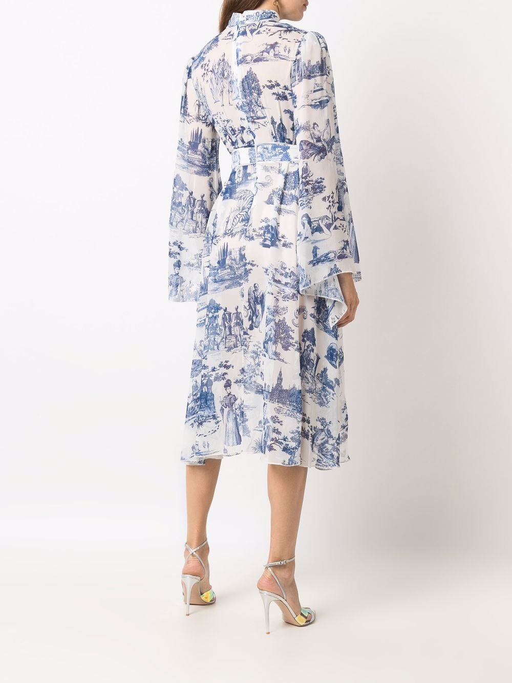 Philipp Plein Georgette.Crystal silk dress (Copy) - Image 4