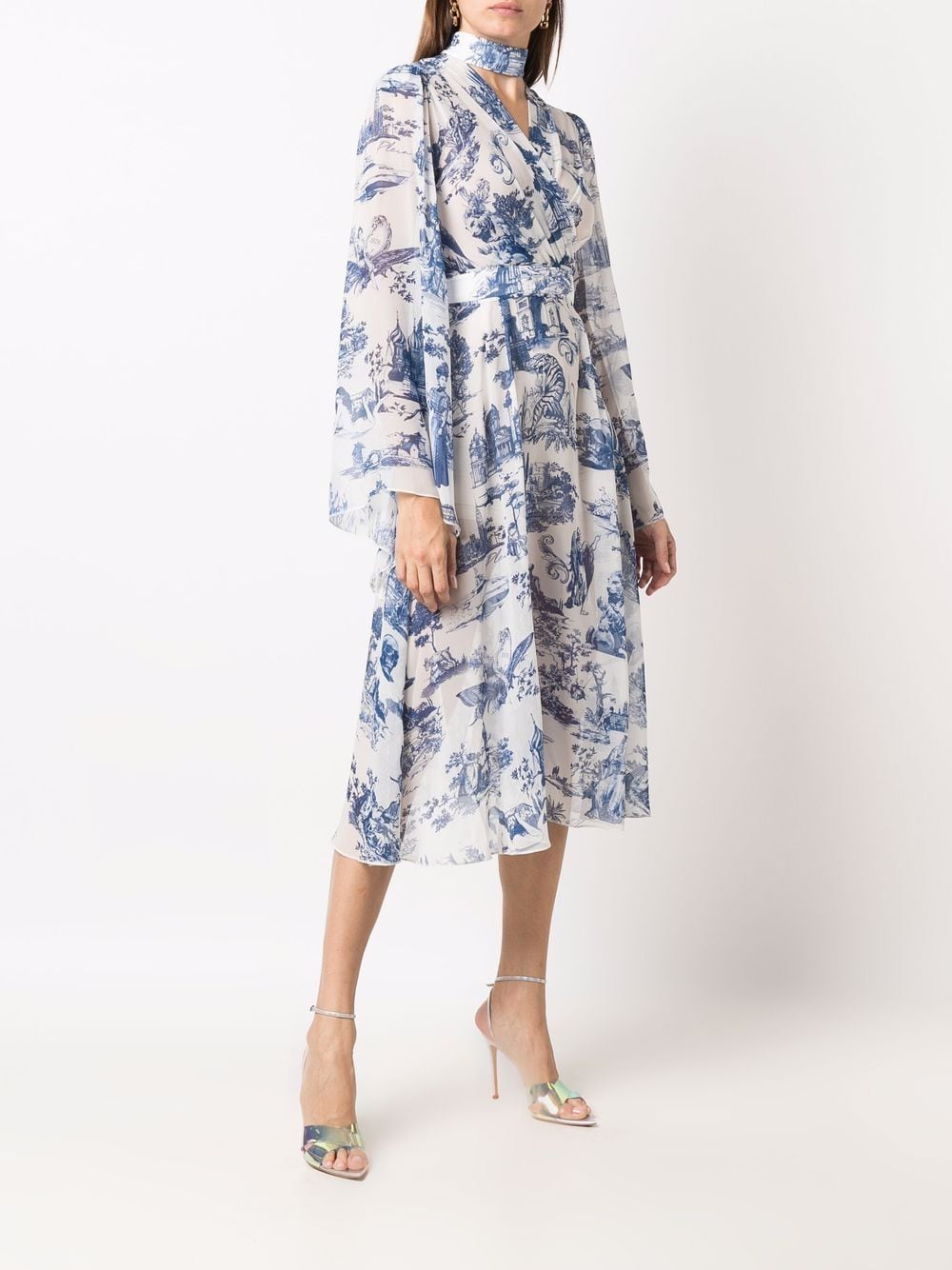 Philipp Plein Georgette.Crystal silk dress (Copy) - Image 3