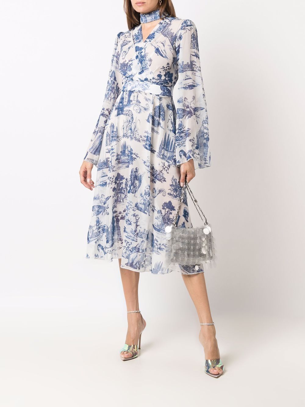 Philipp Plein Georgette.Crystal silk dress (Copy) - Image 2