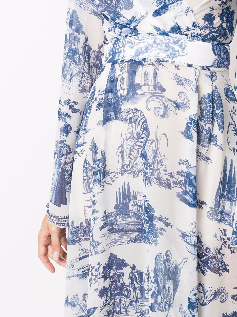 Philipp Plein Georgette.Crystal silk dress (Copy) - Image 5