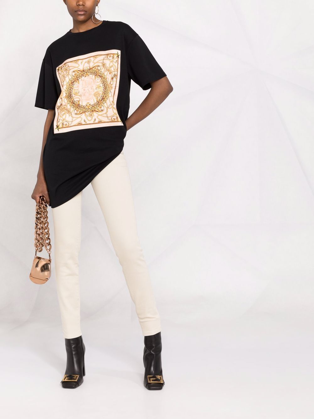 Philipp Plein New Baroque print T-shirt dress - Image 6