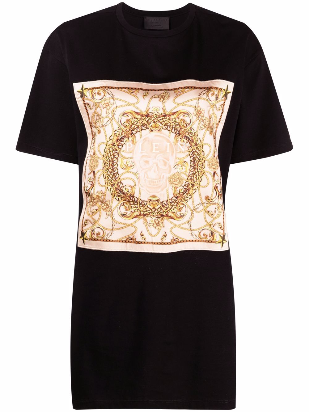 Philipp Plein New Baroque print T-shirt dress