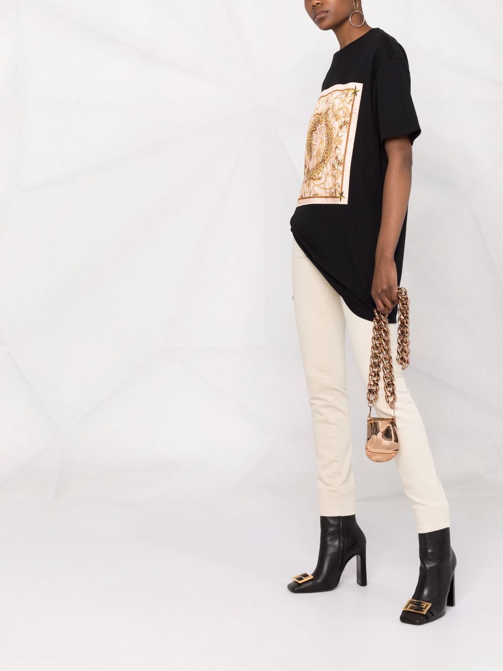 Philipp Plein New Baroque print T-shirt dress - Image 3
