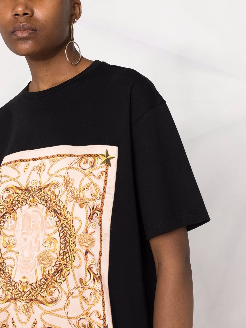 Philipp Plein New Baroque print T-shirt dress - Image 5