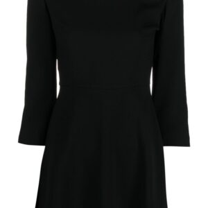 Saint Laurent scoop-neck A-line dress