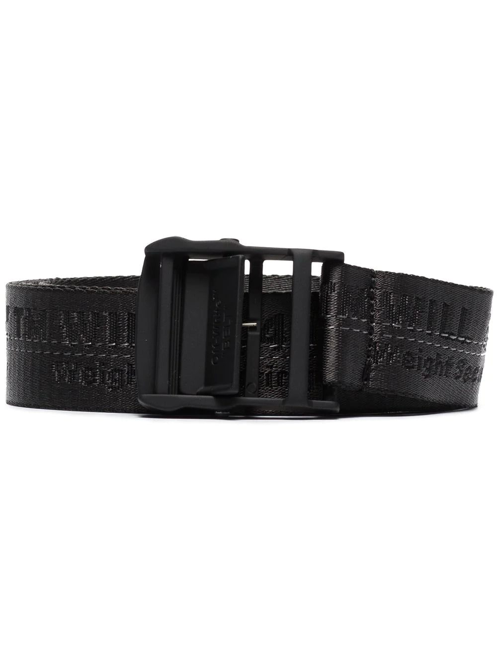Off-white classic industrial belt