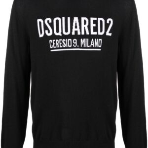 Dsquared2  logo intarsia-knit jumper