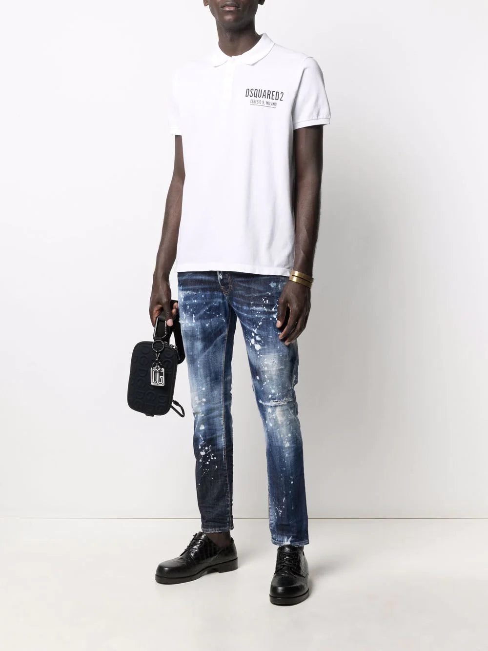 Dsquared2 logo-print polo shirt - Image 2