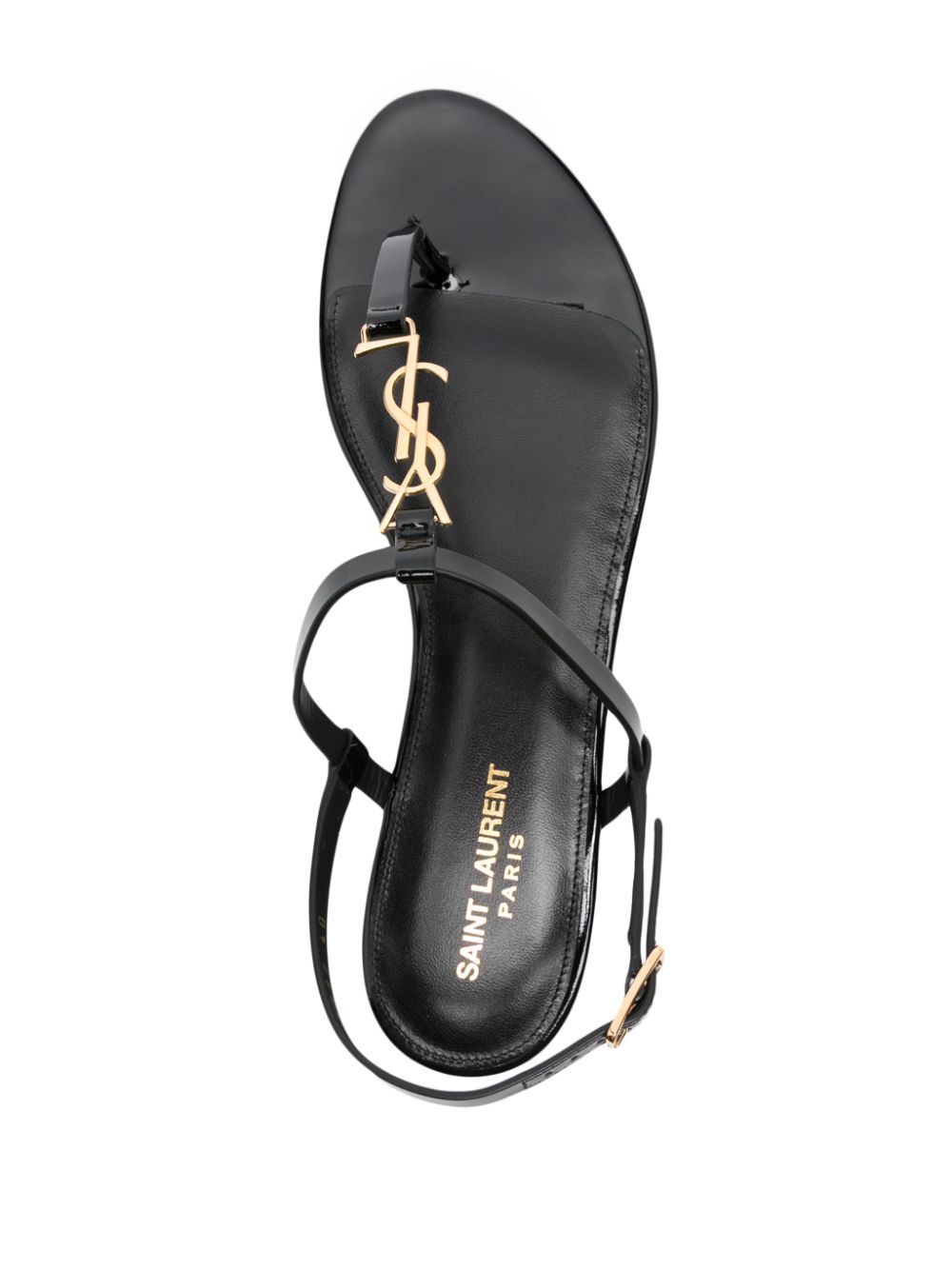 Saint Laurent Cassandra logo plaque sandals - Image 4