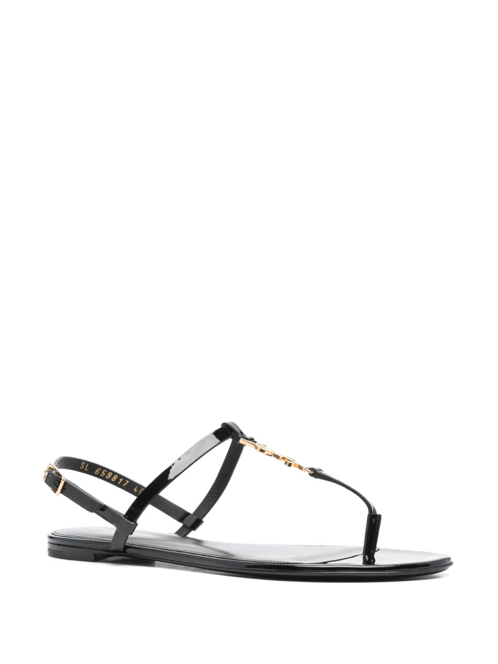 Saint Laurent Cassandra logo plaque sandals - Image 2