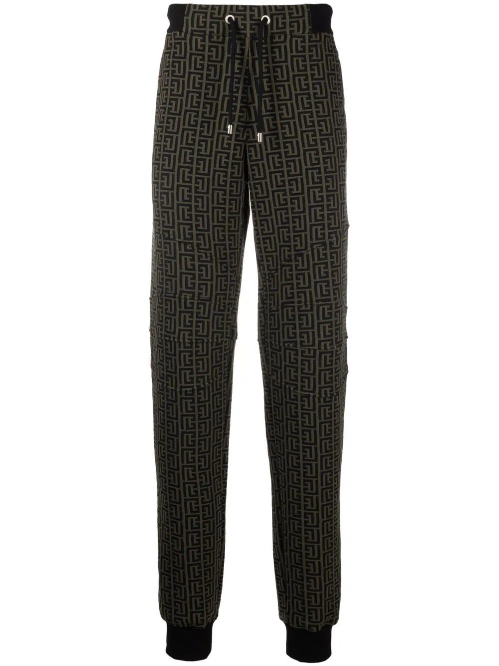 Balmain monogram-print track pants