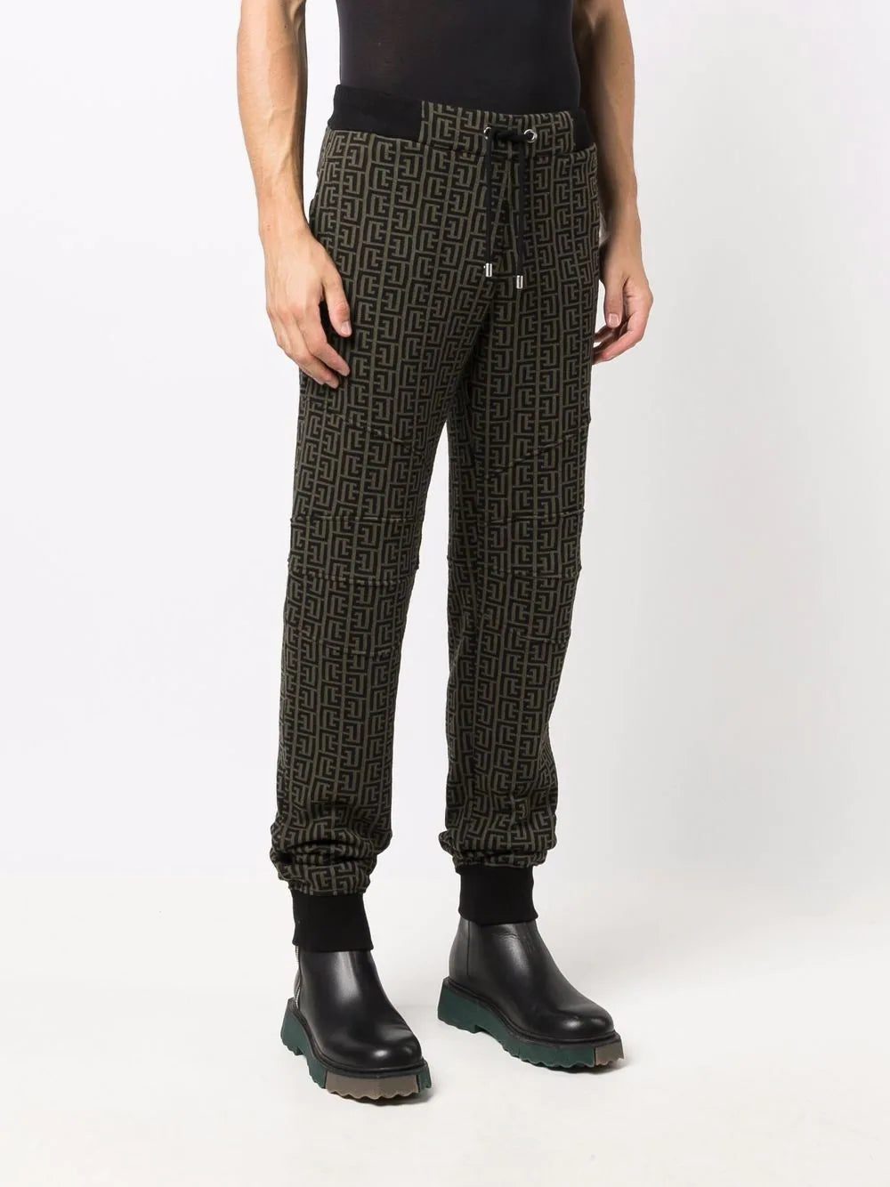 Balmain monogram-print track pants - Image 3