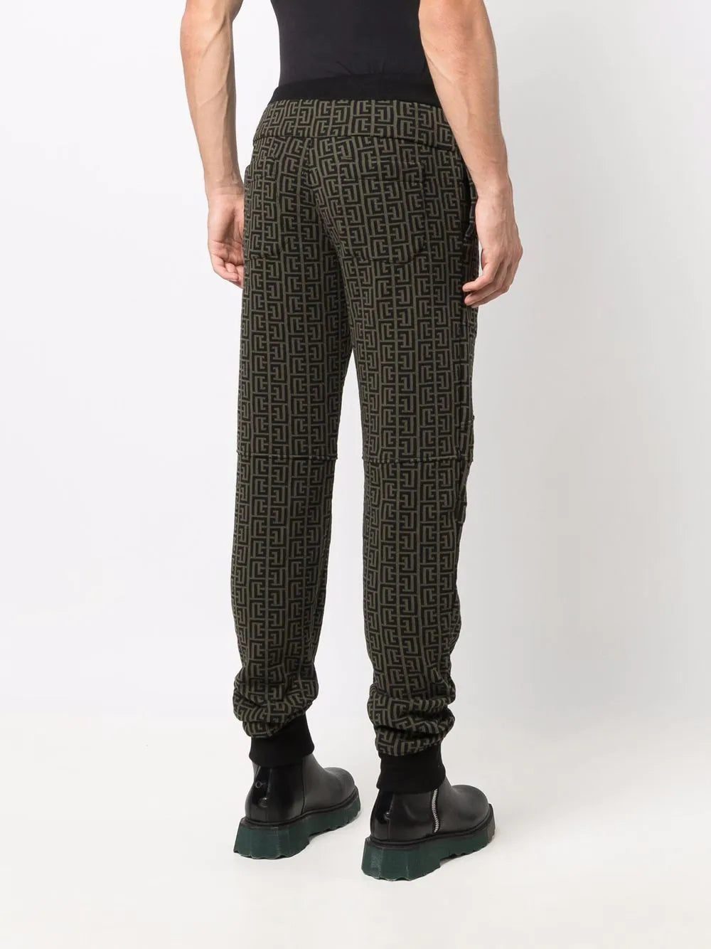 Balmain monogram-print track pants - Image 4