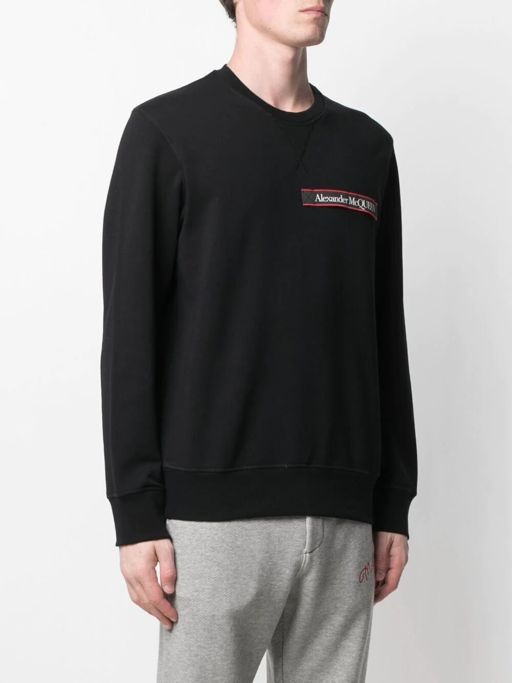 Alexander McQueen logo tape long sleeve sweatshirt - Image 2