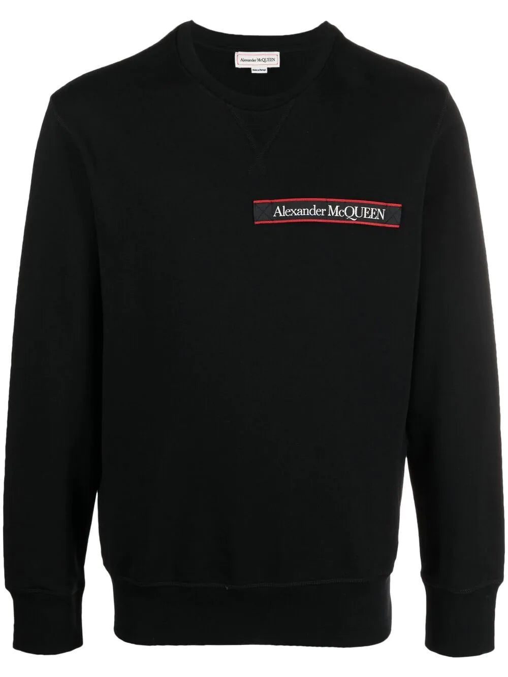 Alexander McQueen logo tape long sleeve sweatshirt