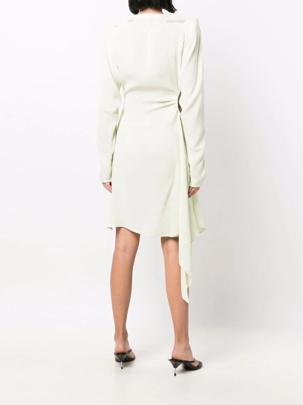 Off-White cut-out long-sleeve dress - Image 4
