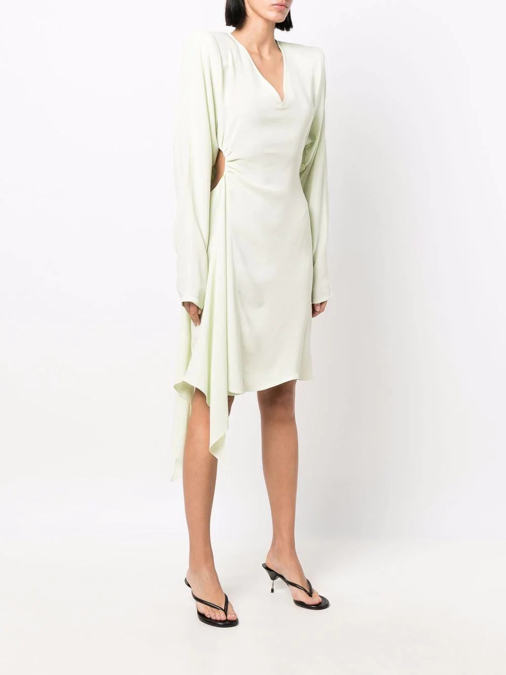 Off-White cut-out long-sleeve dress - Image 3