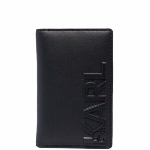 Karl Lagerfeld K/Karl embossed leather card holder