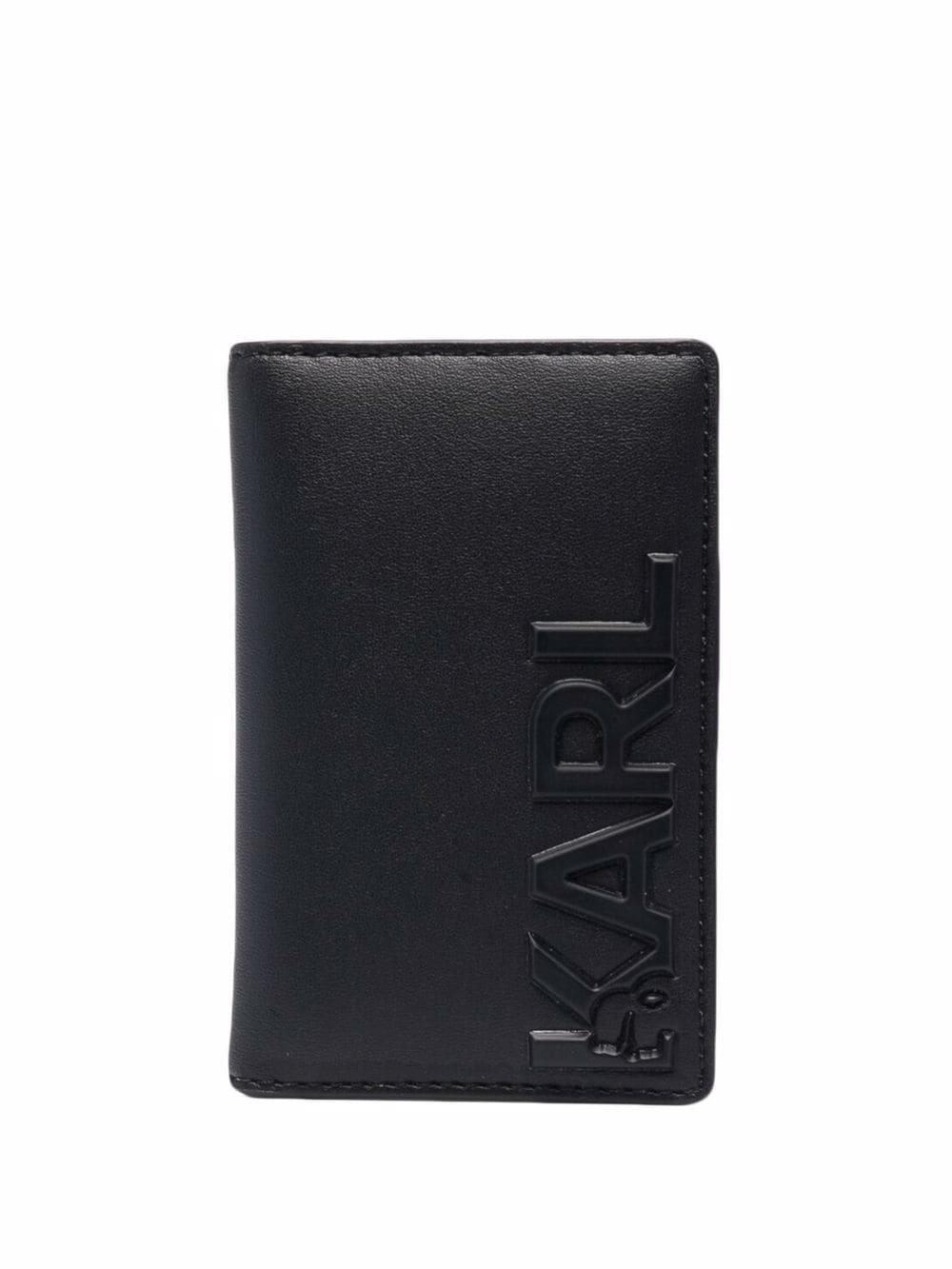 Karl Lagerfeld K/Karl embossed leather card holder