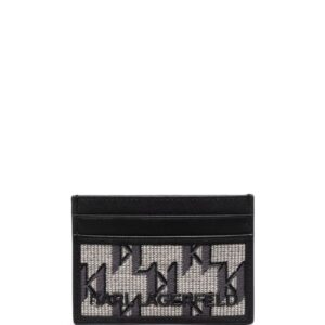 Karl Lagerfeld  K/Monogram jacquard cardholder