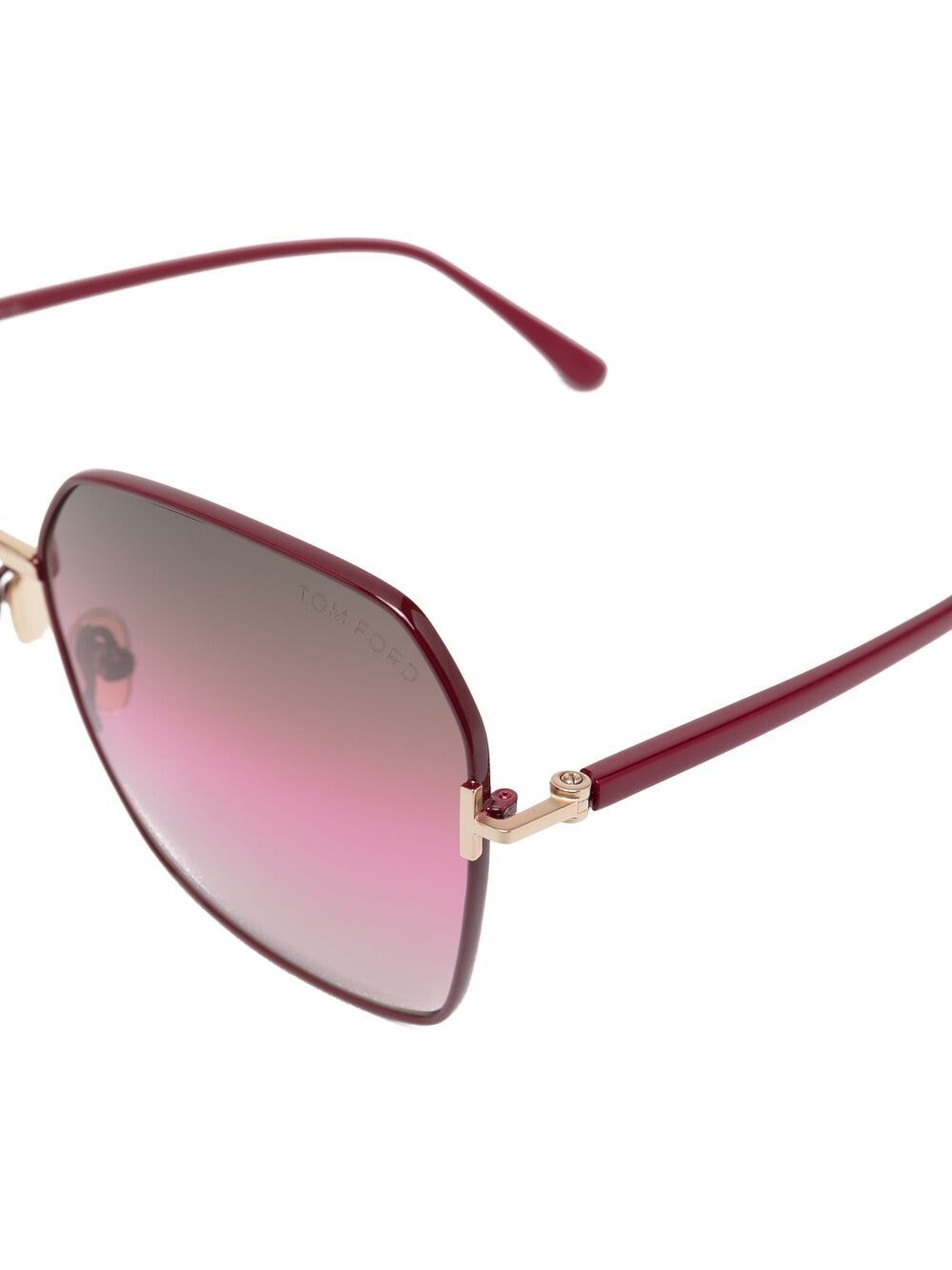 TOM FORD Eyewear oversized-frame gradient sunglasses - Image 3