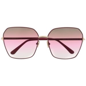 TOM FORD Eyewear oversized-frame gradient sunglasses