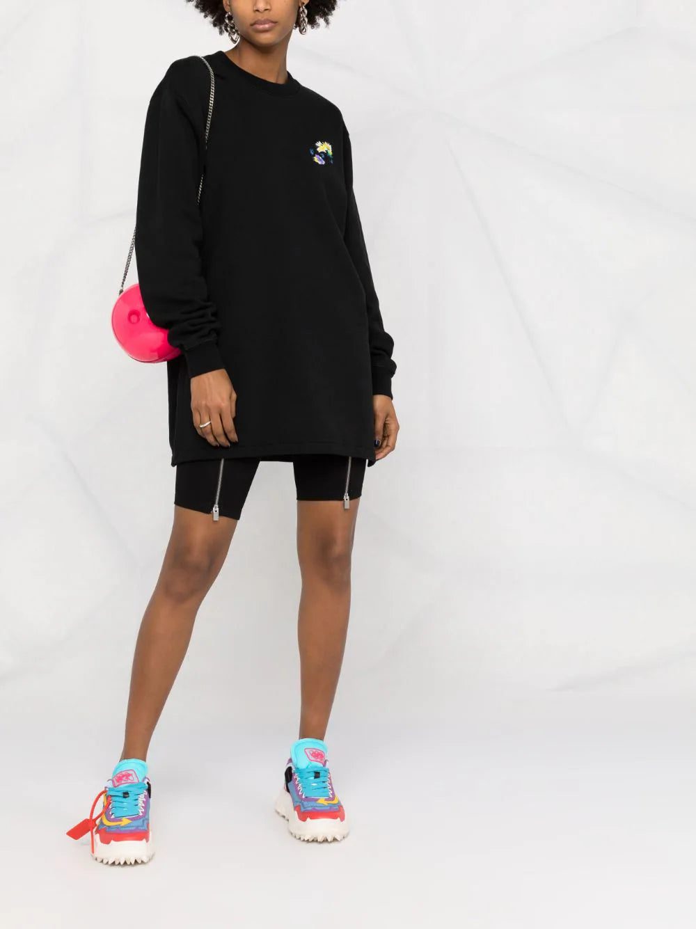 Off-White Arrows print sweatshirt dress - Image 4