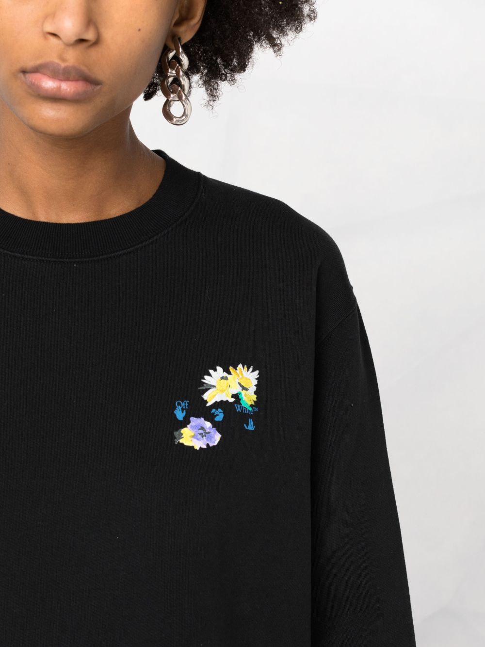 Off-White Arrows print sweatshirt dress - Image 3