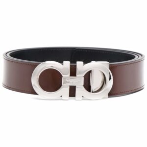 Ferragamo Gancini-plaque buckle belt