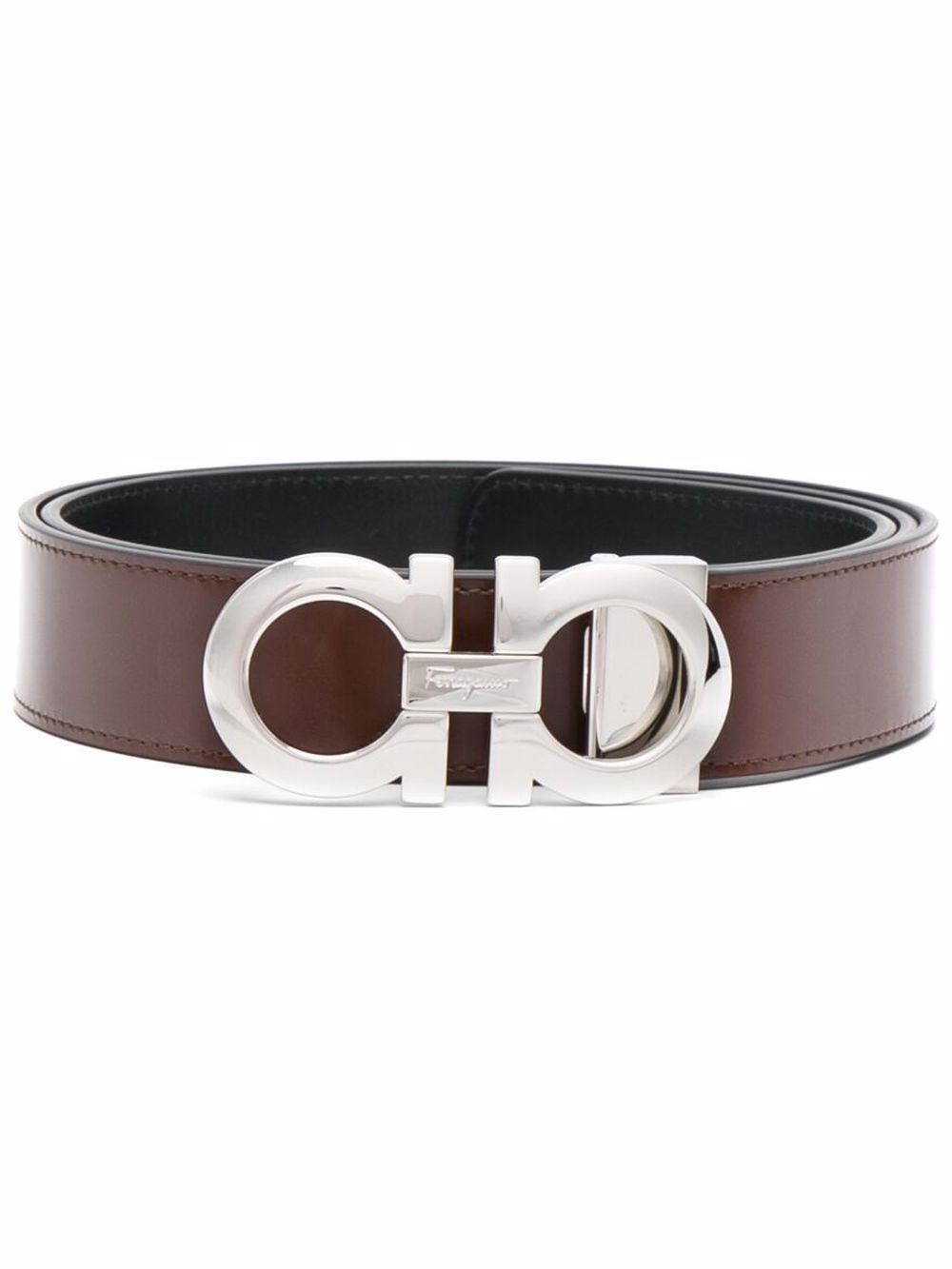 Ferragamo Gancini-plaque buckle belt