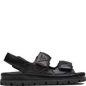 Prada  logo-strap chunky sandals