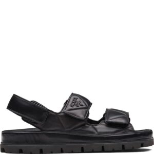 Prada logo-strap chunky sandals
