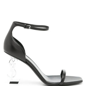 Saint Laurent Opyum 85mm logo-heel sandals