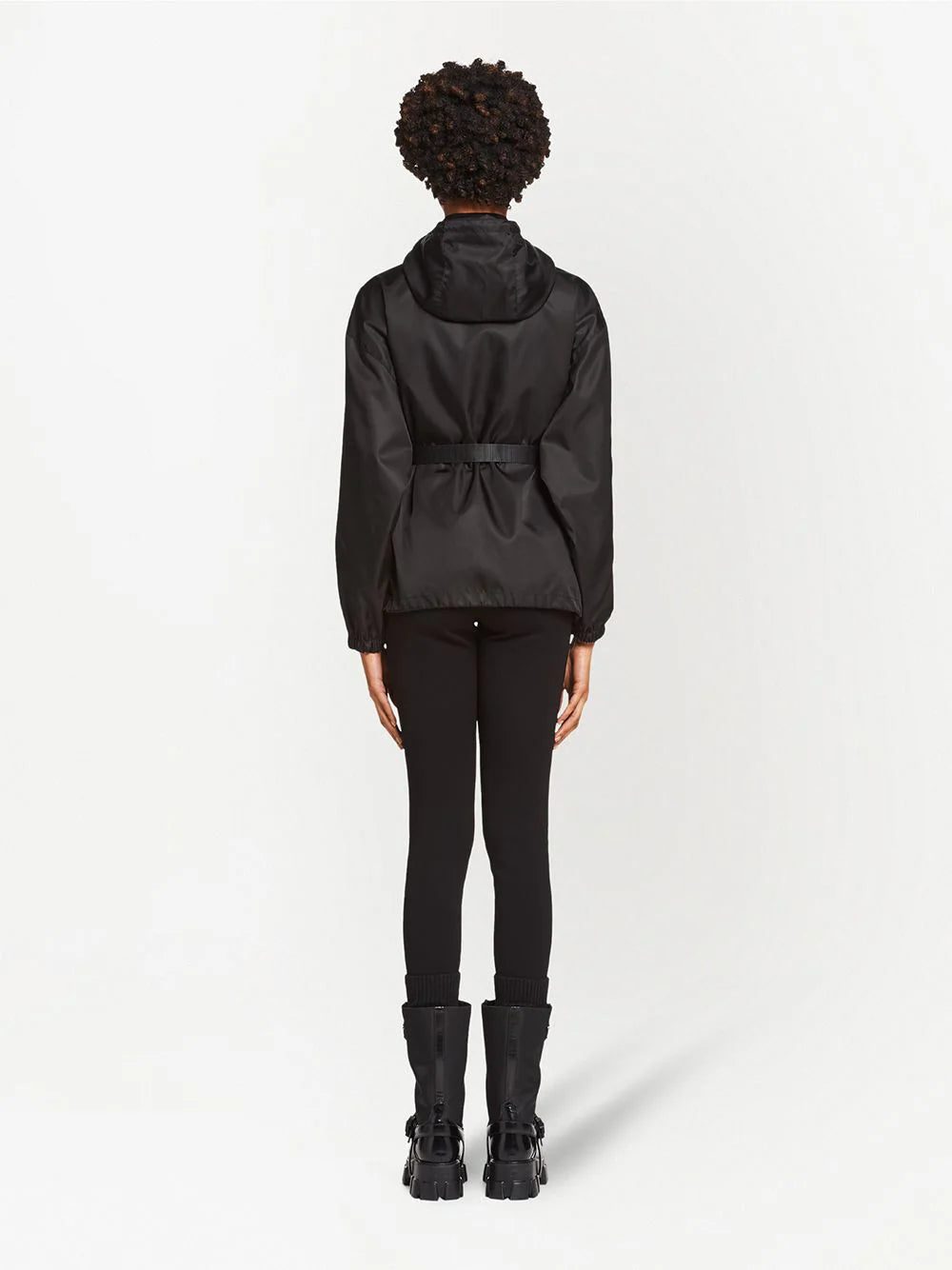 Prada Re-Nylon pouch-detail hooded jacket - Image 4