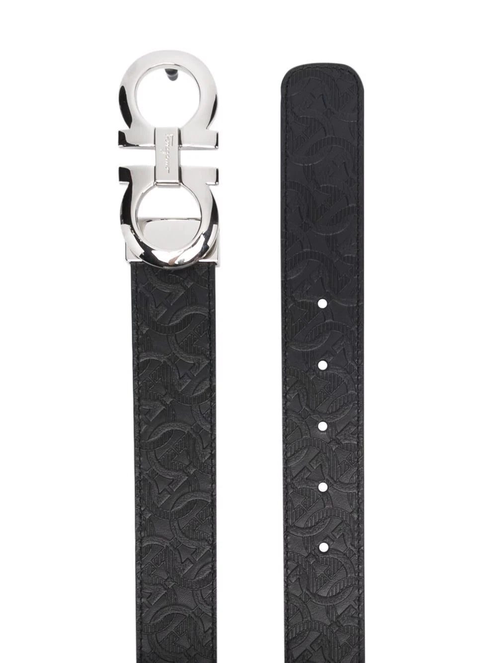 Ferragamo embossed Gancini belt - Image 2