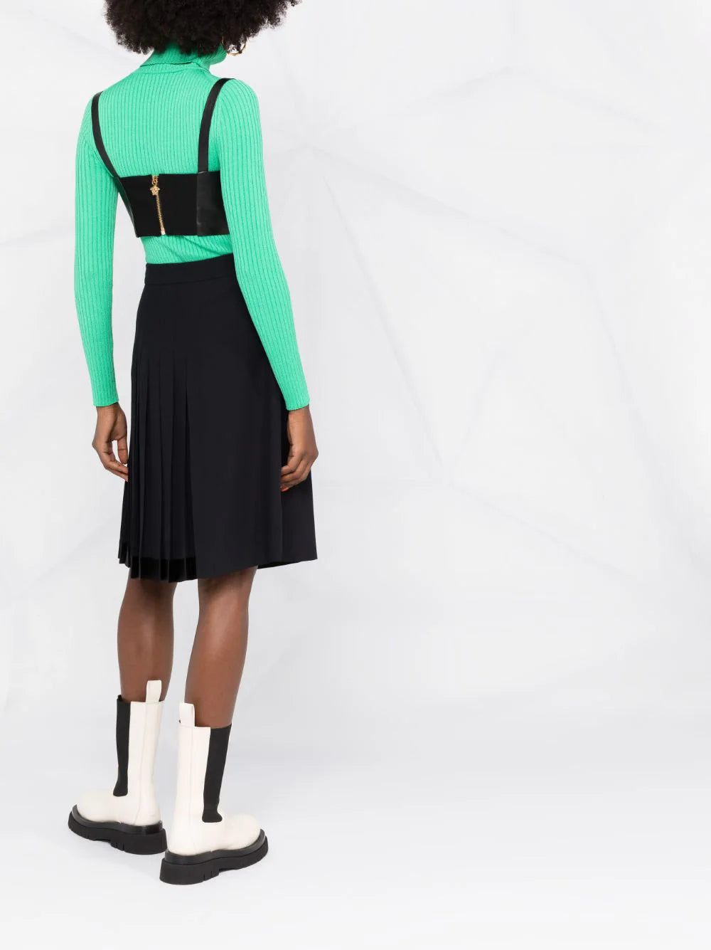 Versace Medusa-plaque bustier top - Image 5